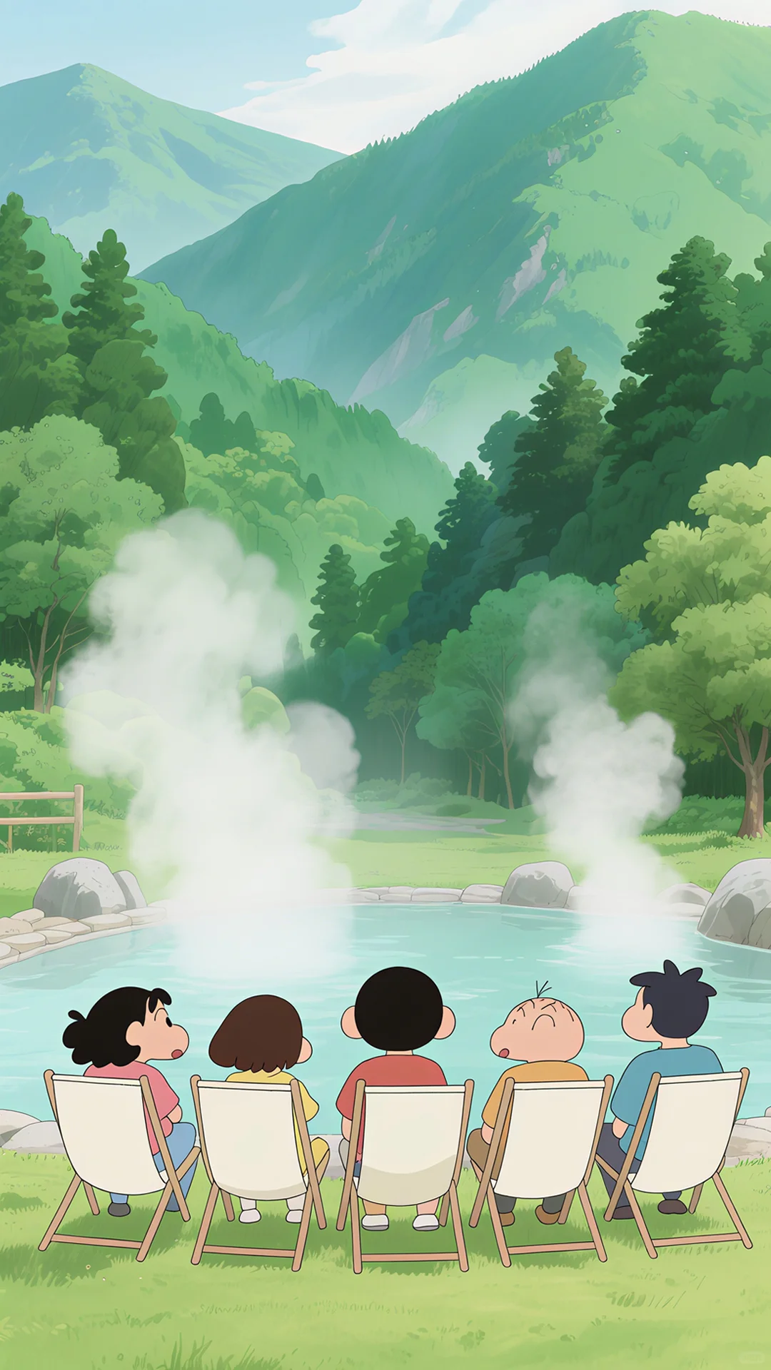 壁纸 | 蜡笔小新治愈瞬间，清凉了整个夏季