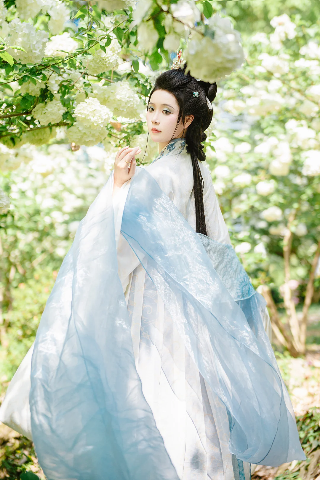 听说木绣球配汉服很仙啊～