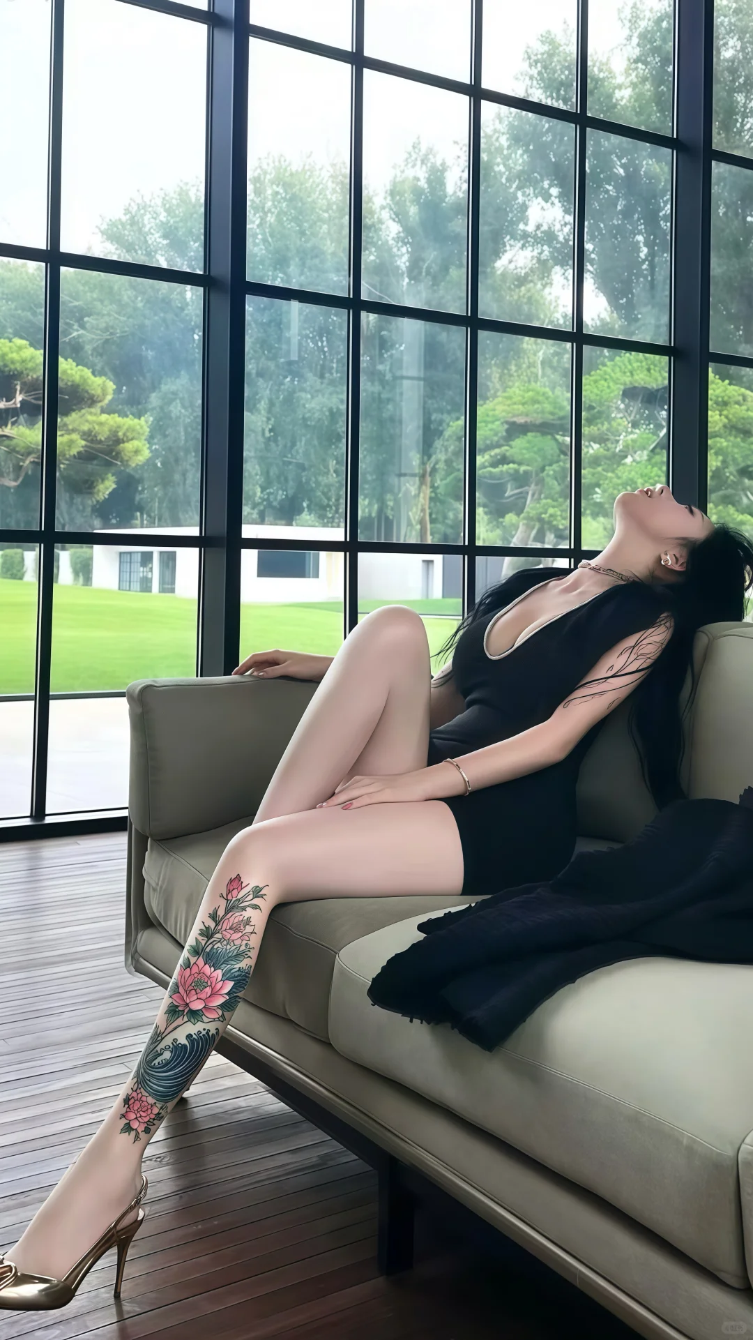 纹身拽姐社会辣妹壁纸｜高级感