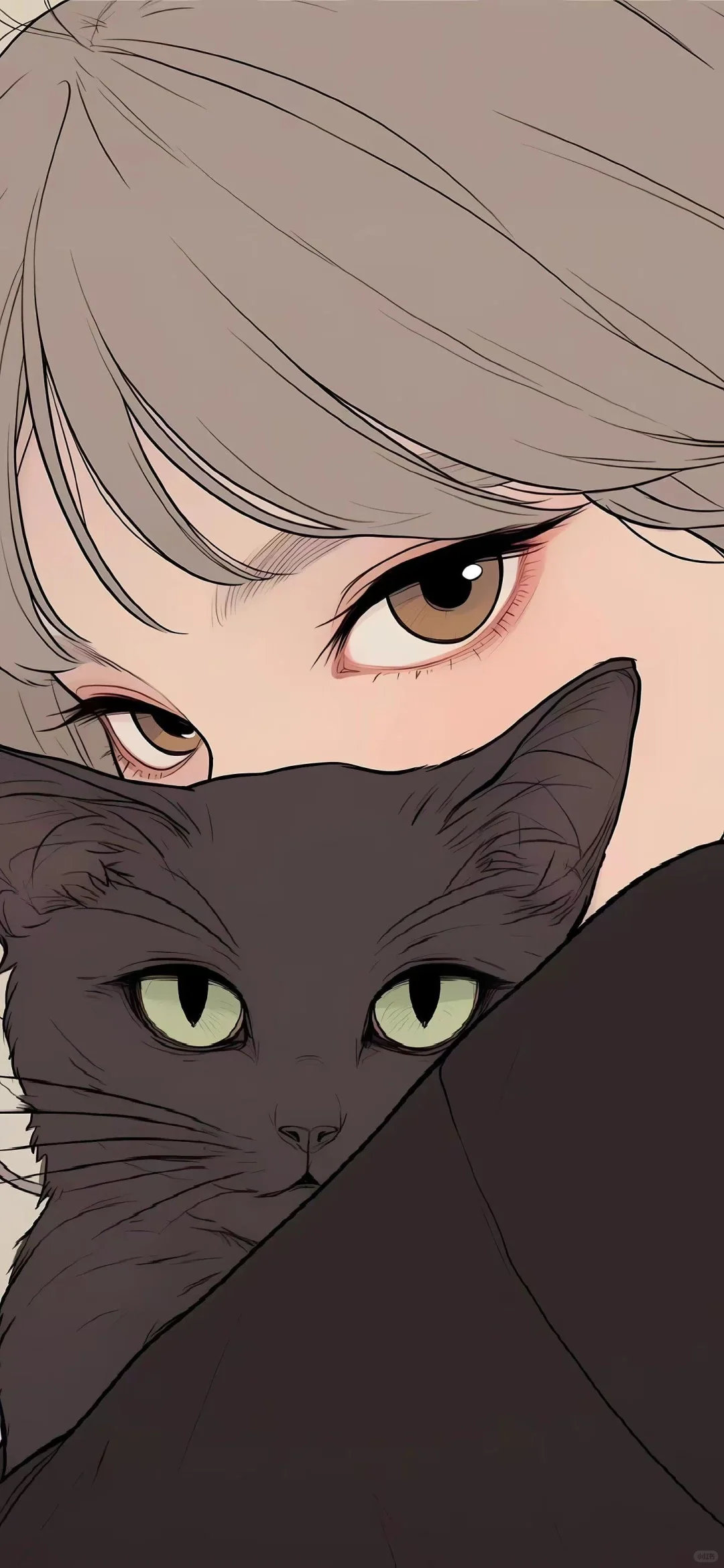 𝑺𝒉𝒂𝒓𝒆 少女和猫绝美壁纸