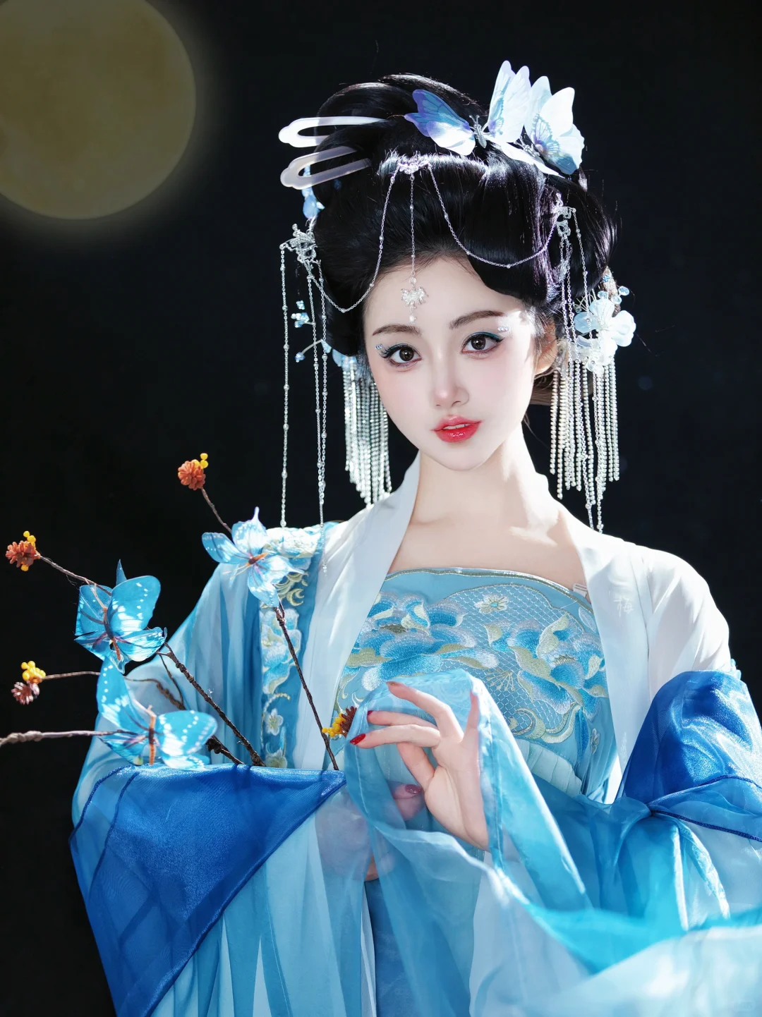 这组中秋古风写真被朋友圈赞爆了～