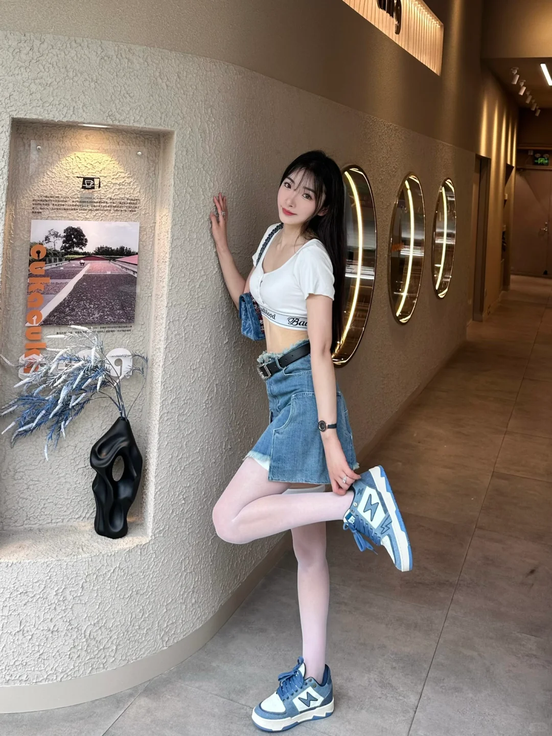 夏日休闲女孩