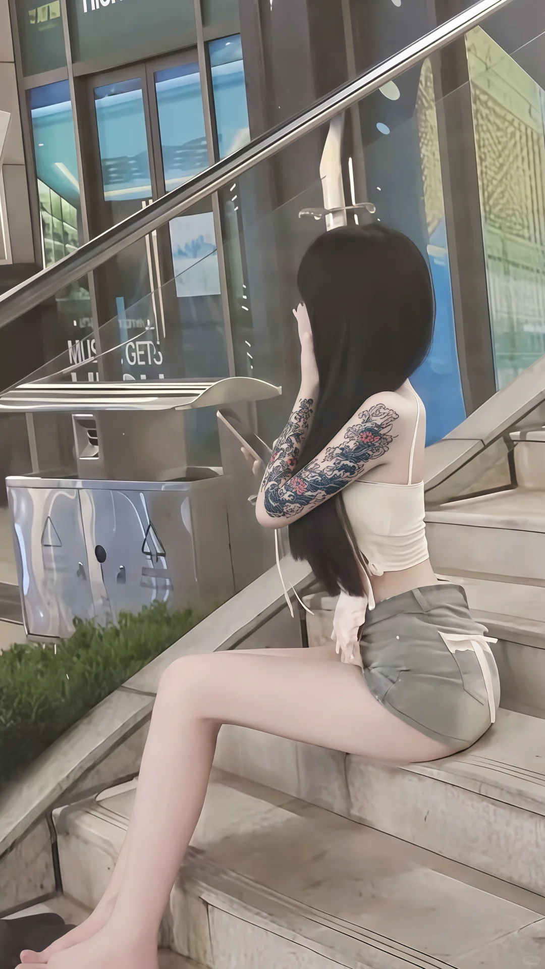 纹身拽姐社会辣妹壁纸｜高级感
