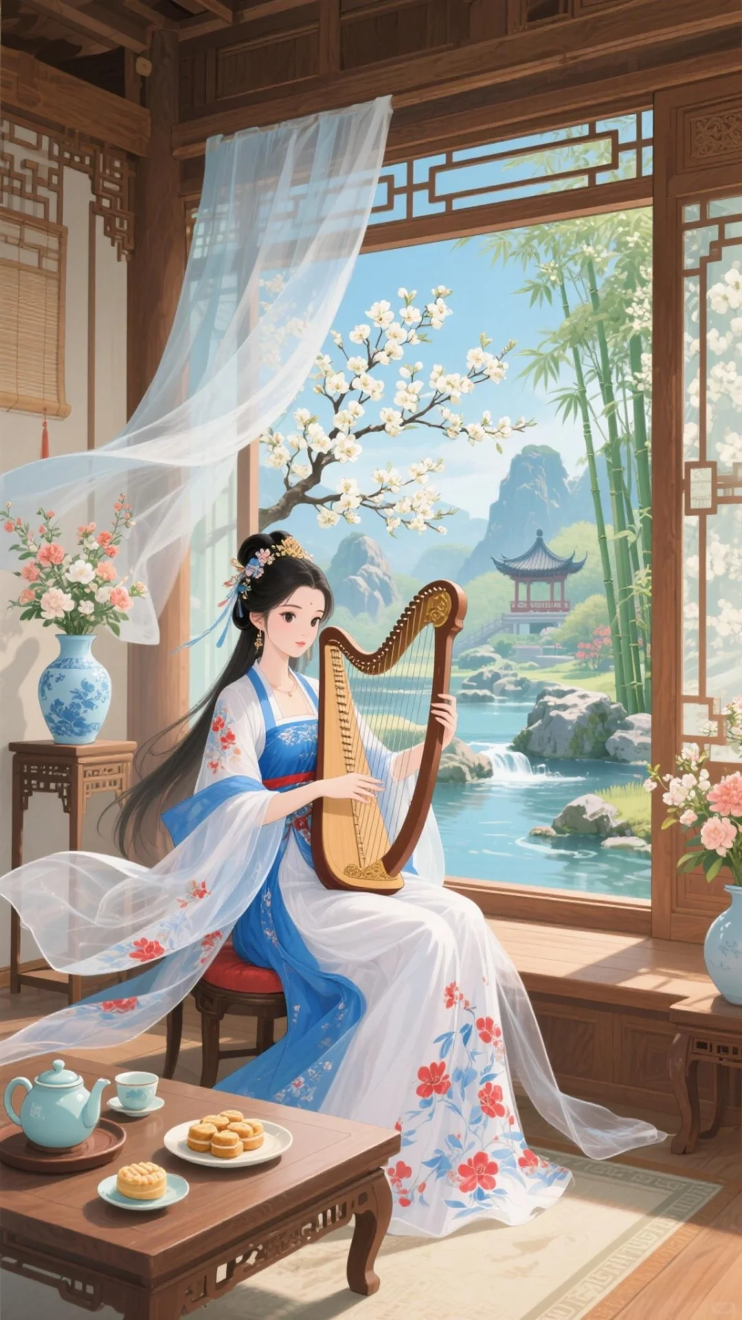 🍃画中仙姿：古风美女的诗意生活🌸