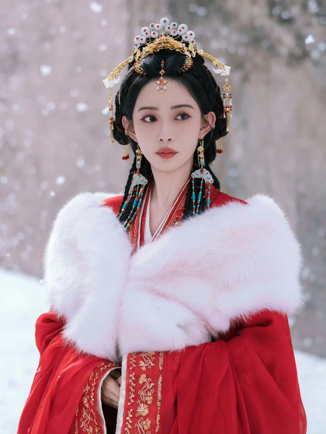 桃花映江山姜桃花服装盘点1