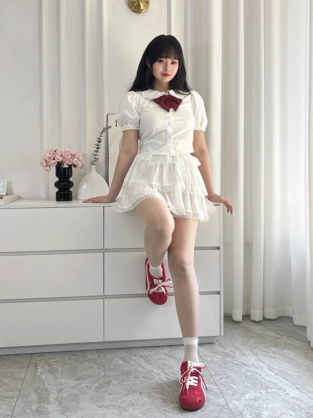 肉肉腿穿裙子太御啦～