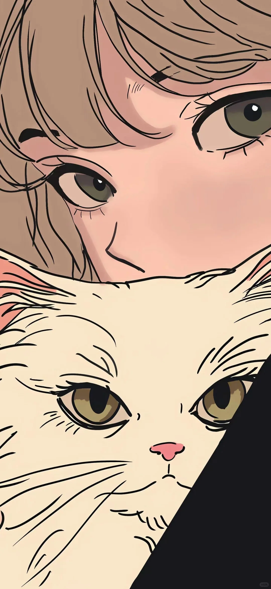 𝑺𝒉𝒂𝒓𝒆 少女和猫绝美壁纸