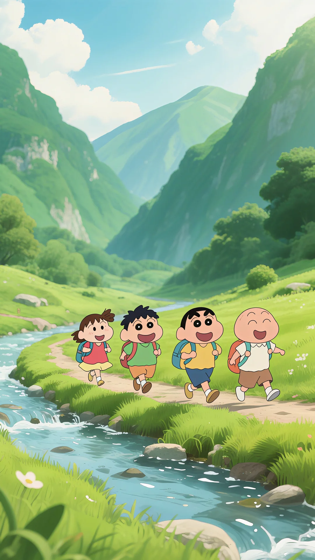 壁纸 | 蜡笔小新治愈瞬间，清凉了整个夏季