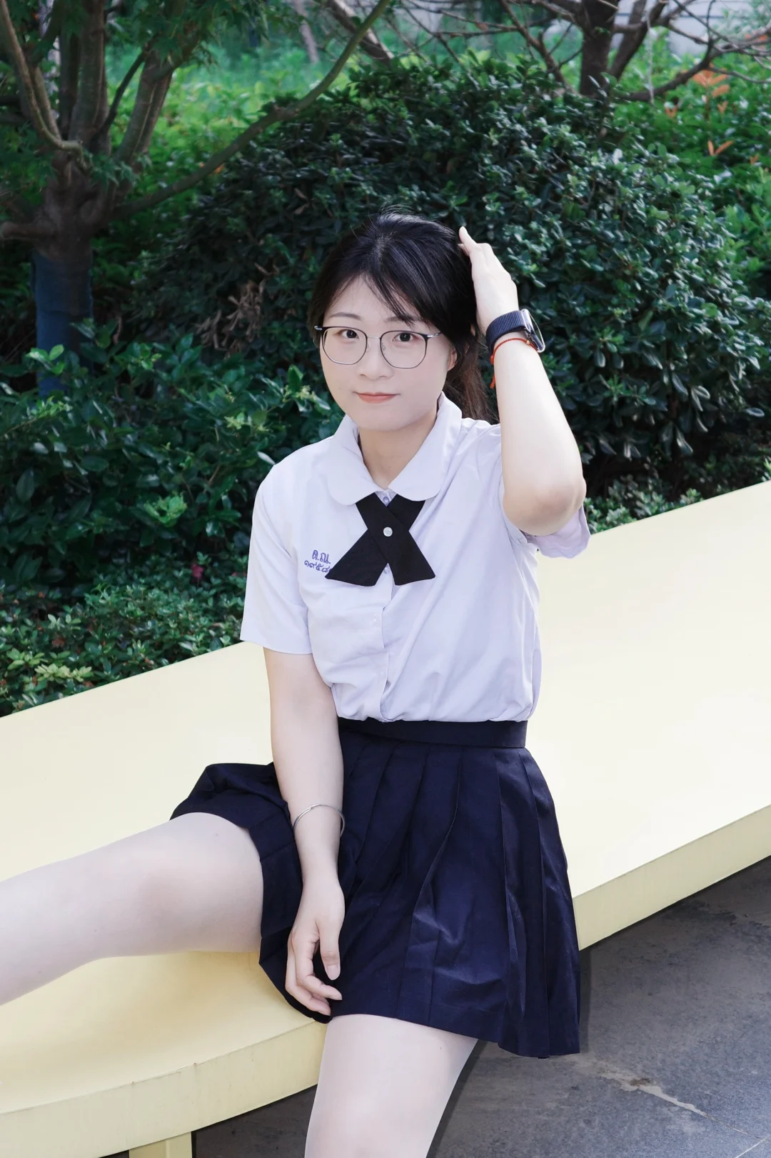做不成同桌 可以做学姐呀