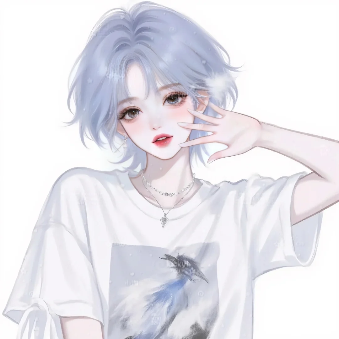 唯美‖浅紫发女孩