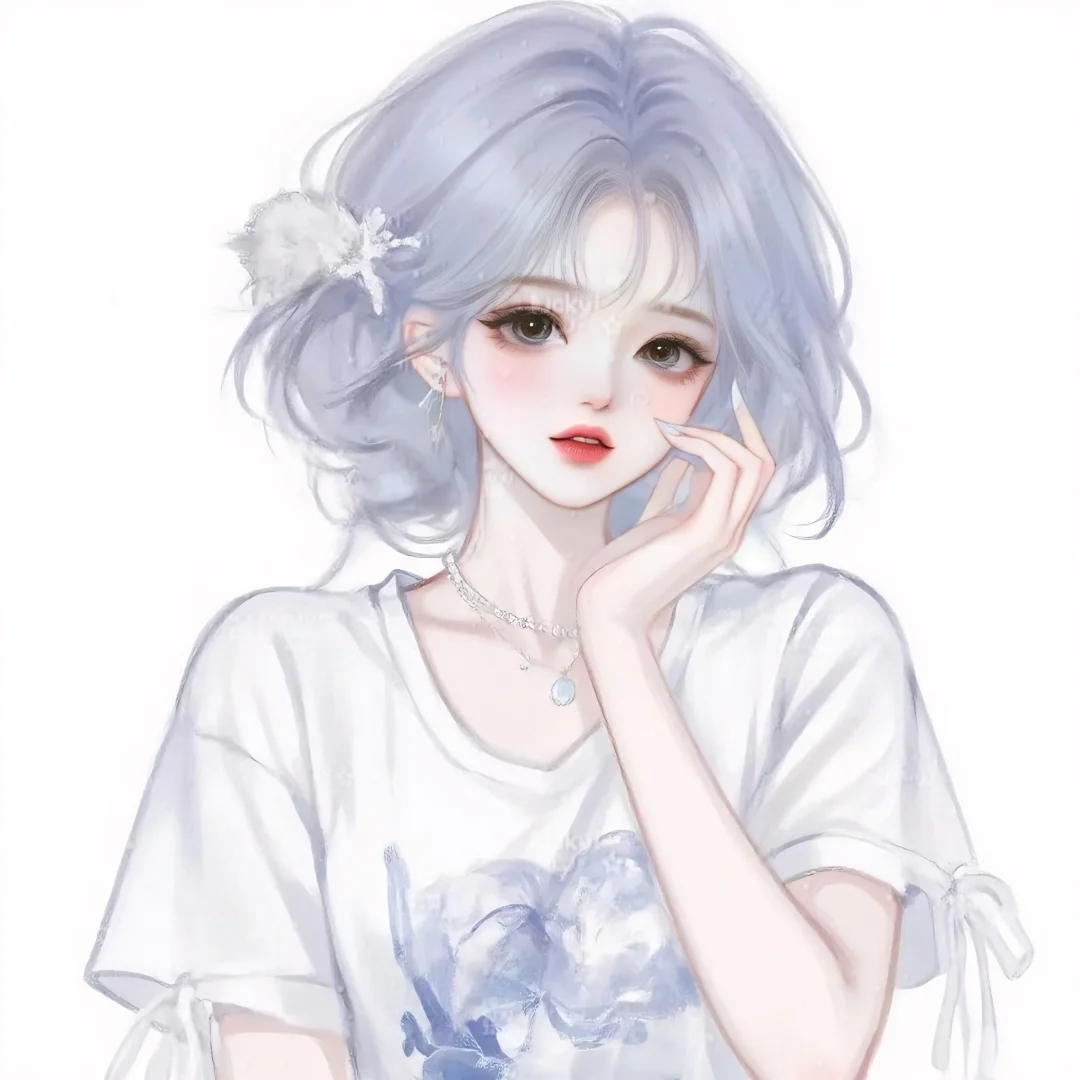 唯美‖浅紫发女孩