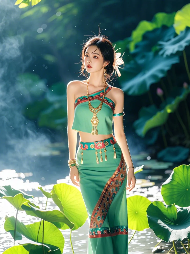 即梦咒语分享 | 河边傣女