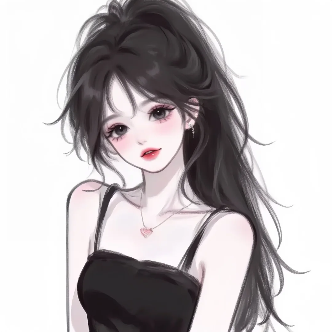 这样的画风谁不心动呢～女孩头像