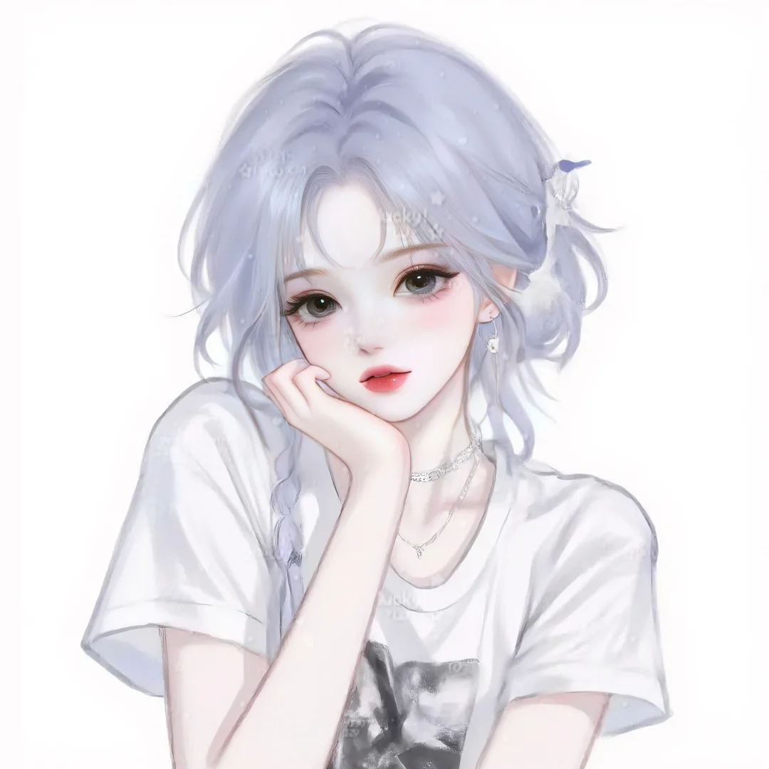 唯美‖浅紫发女孩