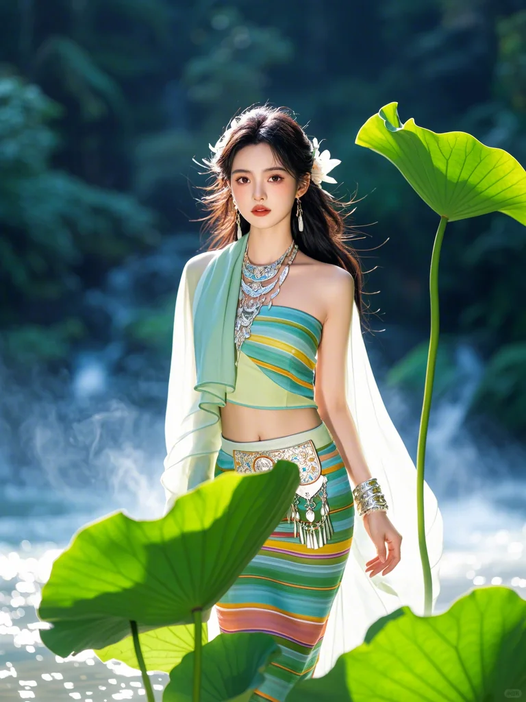 即梦咒语分享 | 河边傣女
