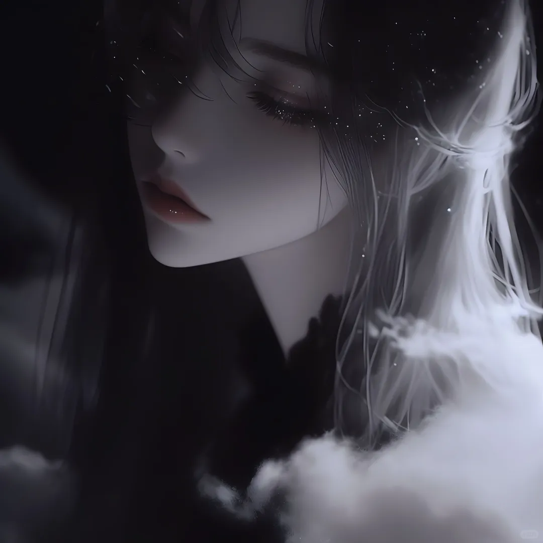 女生头像：乌云
