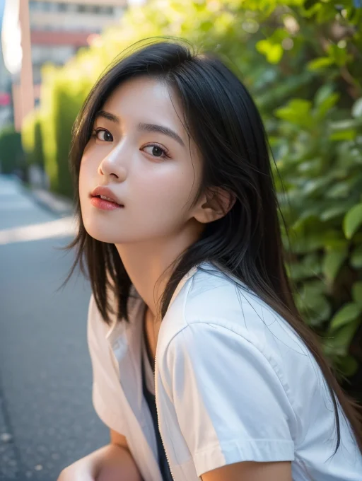 真实美丽，她是自然优雅的女神！