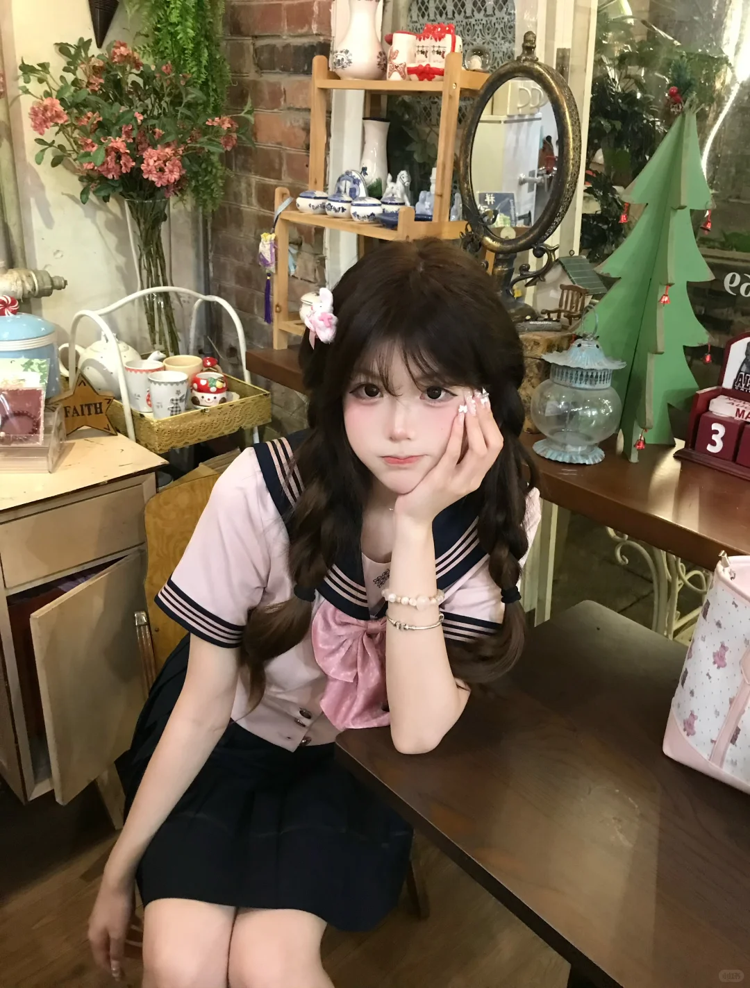 存一些甜妹拍照姿势