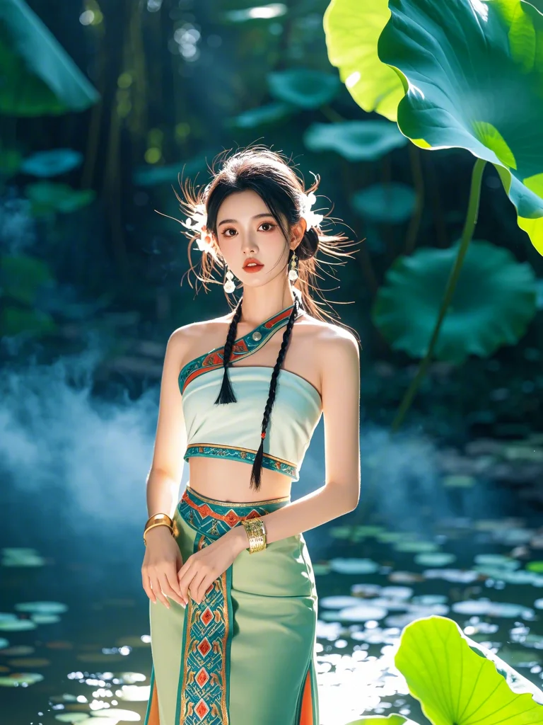 即梦咒语分享 | 河边傣女