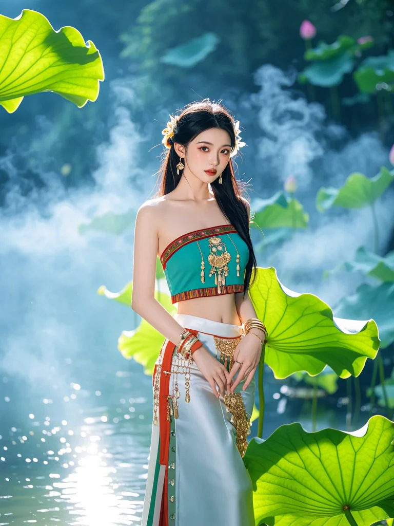 即梦咒语分享 | 河边傣女