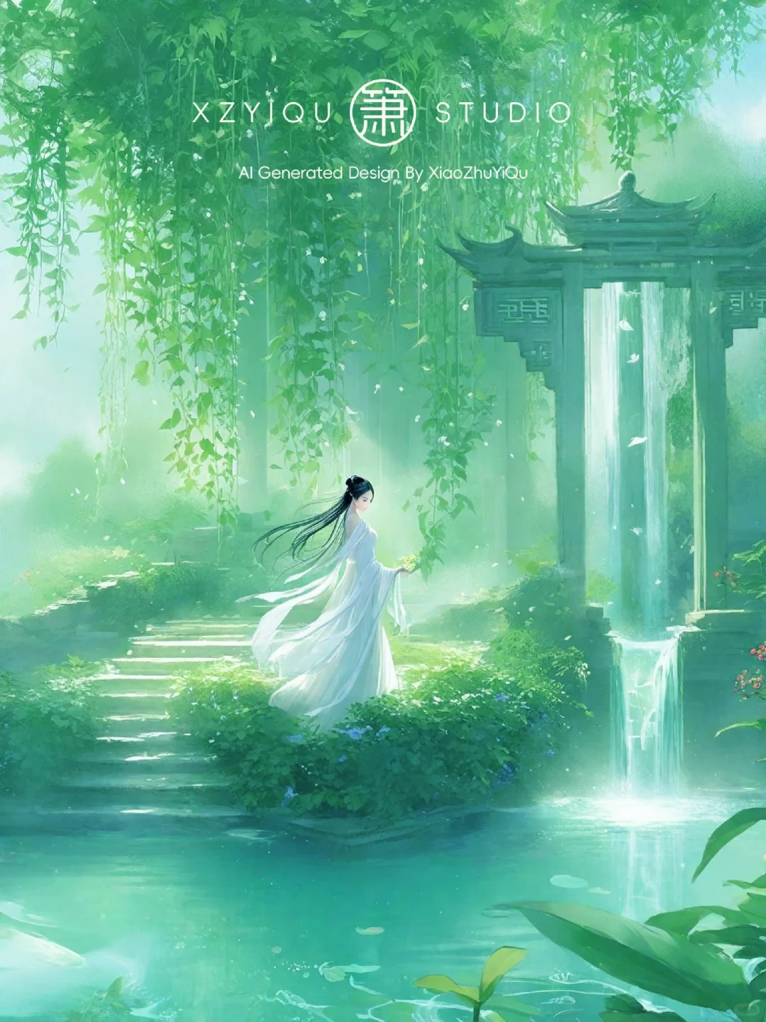 古风人像 | 细听那潺潺流水声