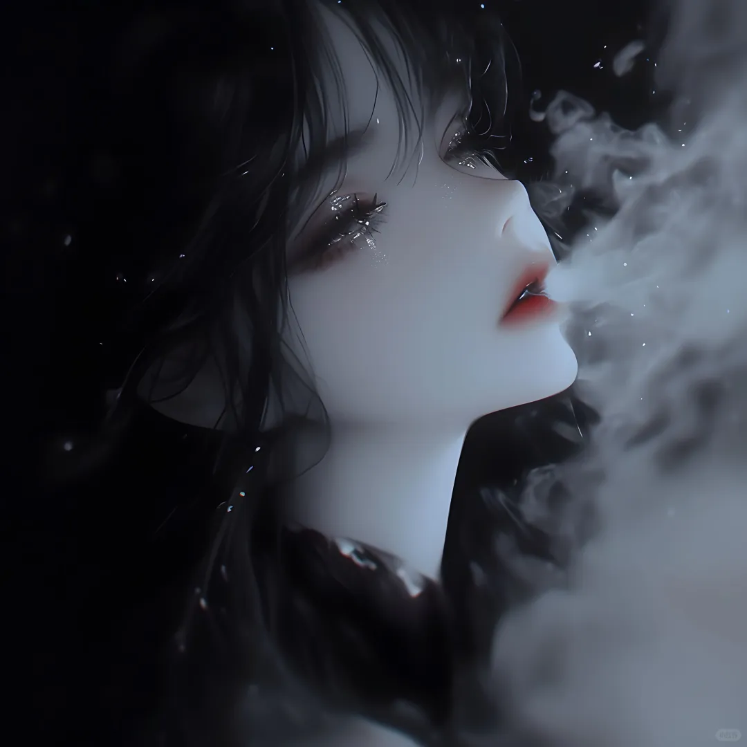 女生头像：乌云