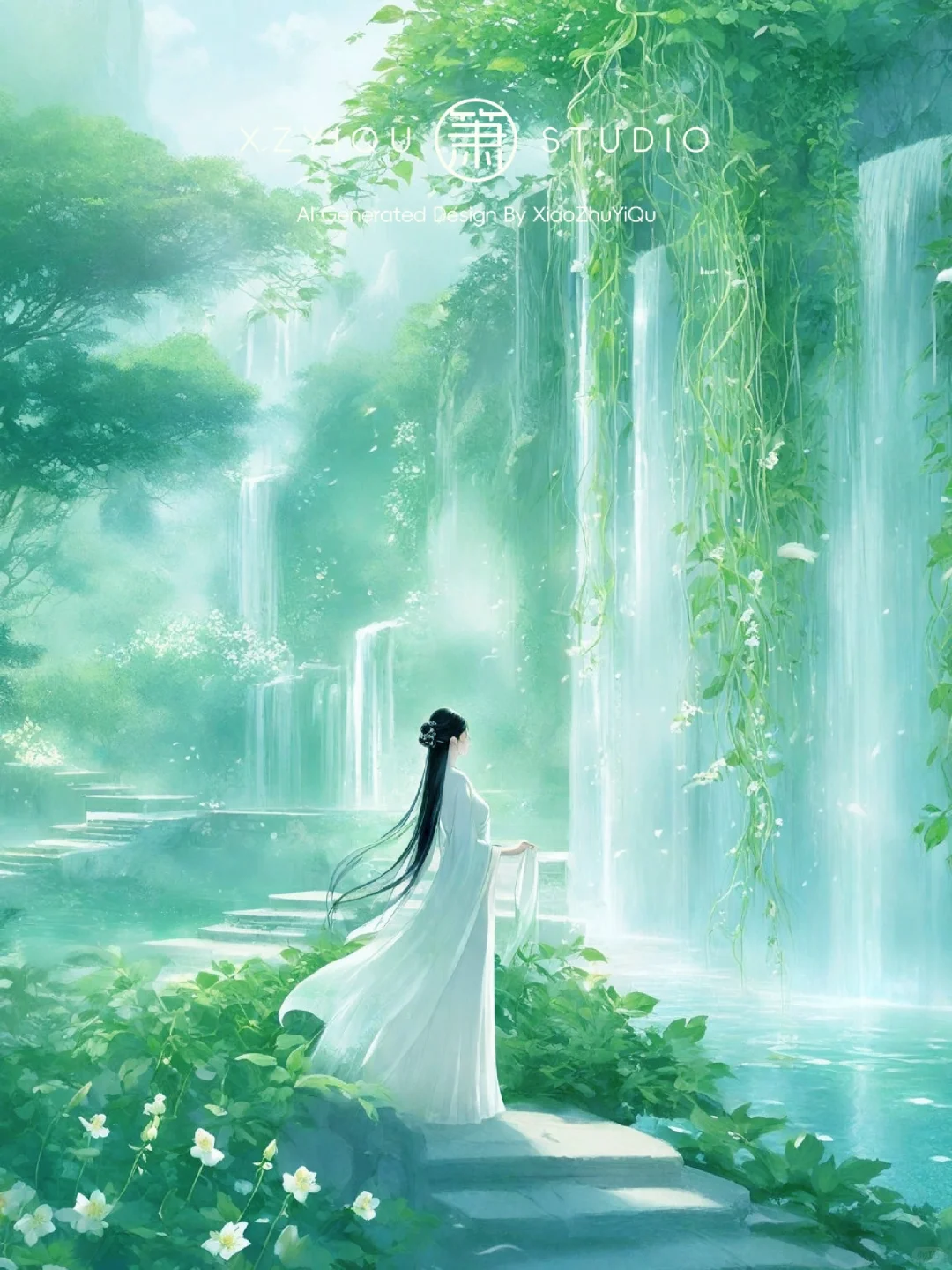 古风人像 | 细听那潺潺流水声