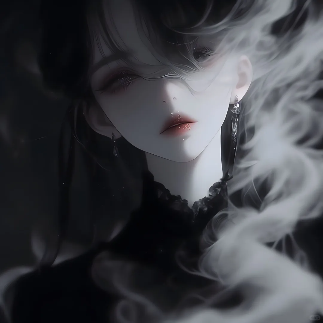 女生头像：乌云