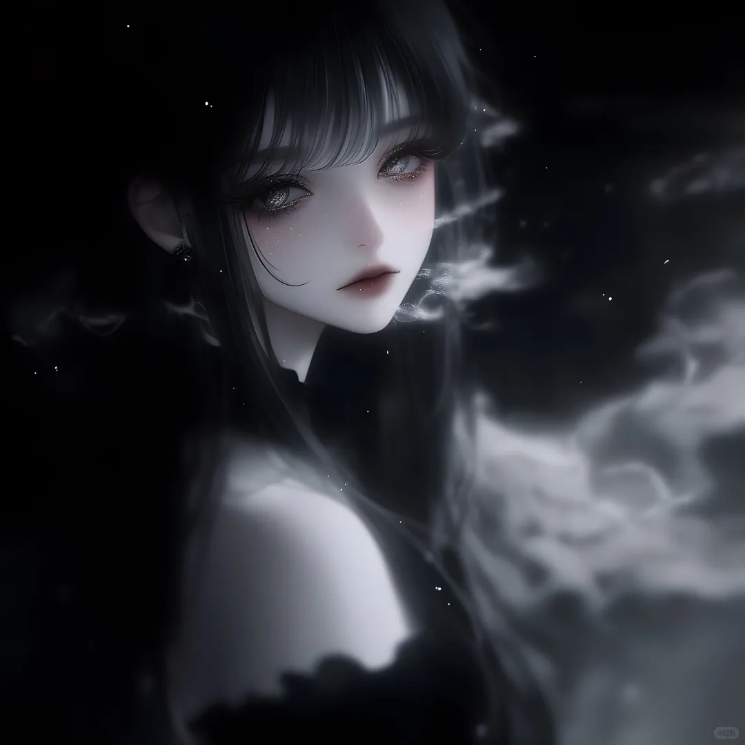 女生头像：乌云