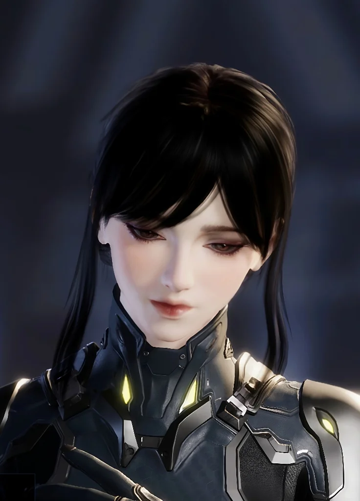 “才不是天然呆机器女！”