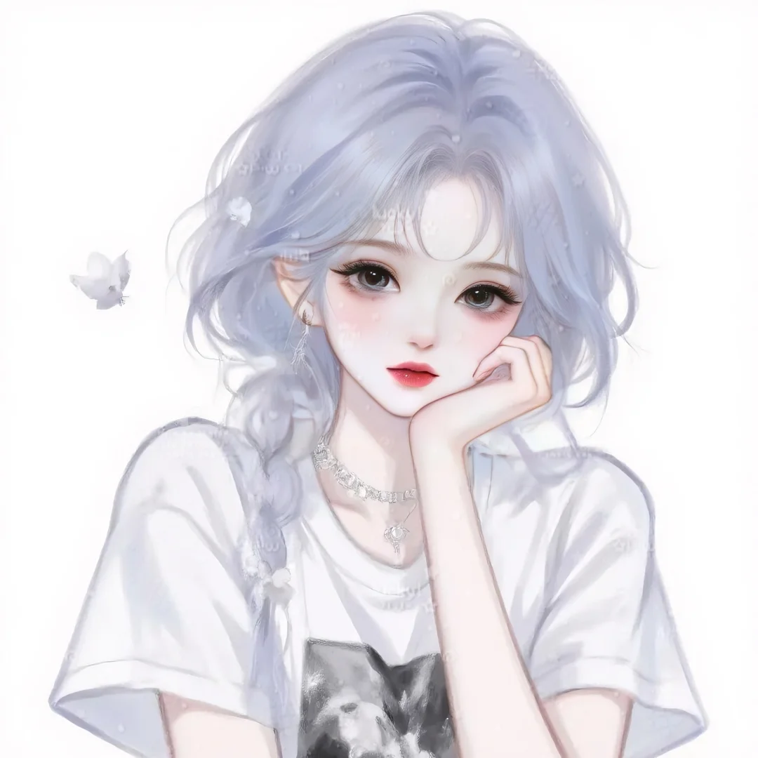 唯美‖浅紫发女孩