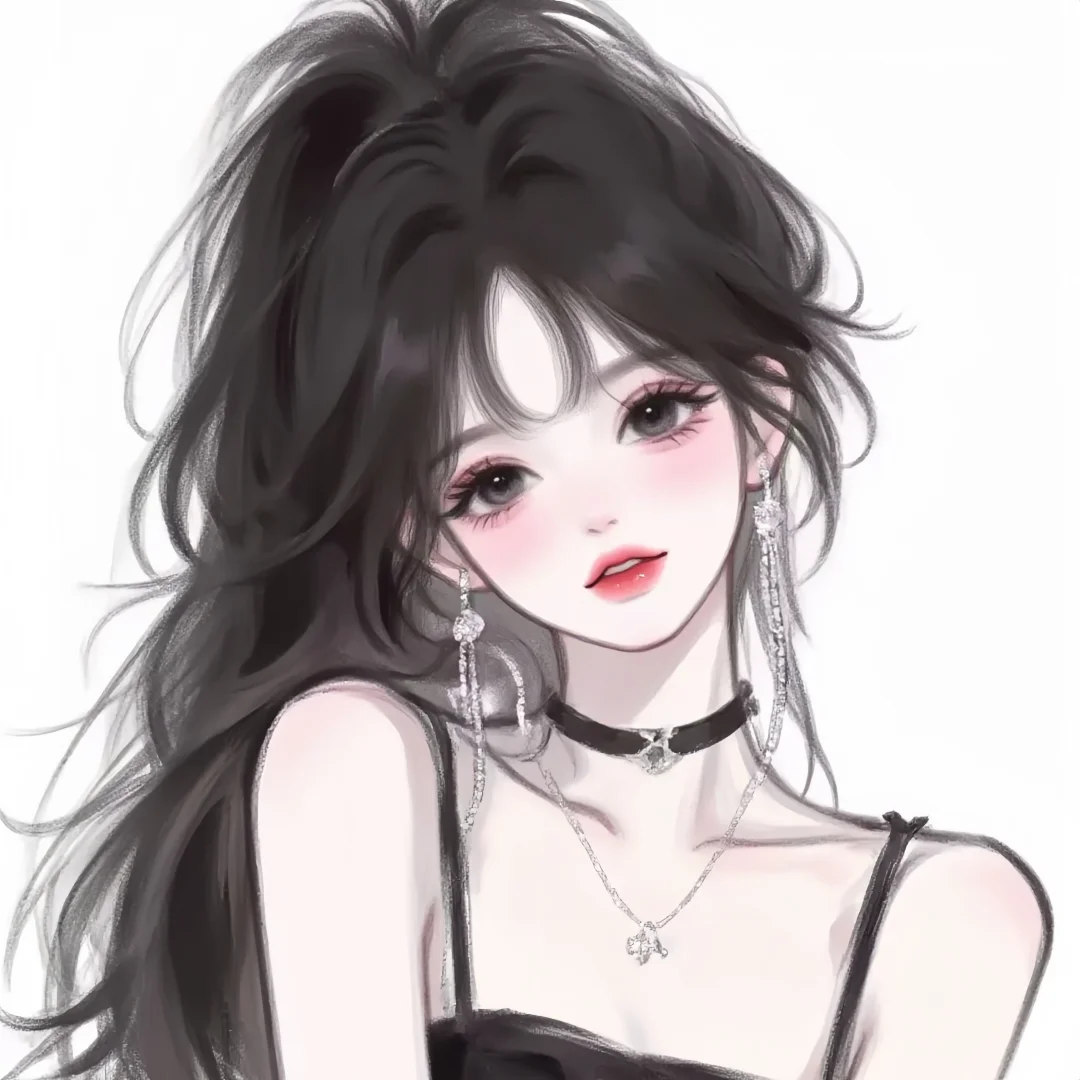 这样的画风谁不心动呢～女孩头像