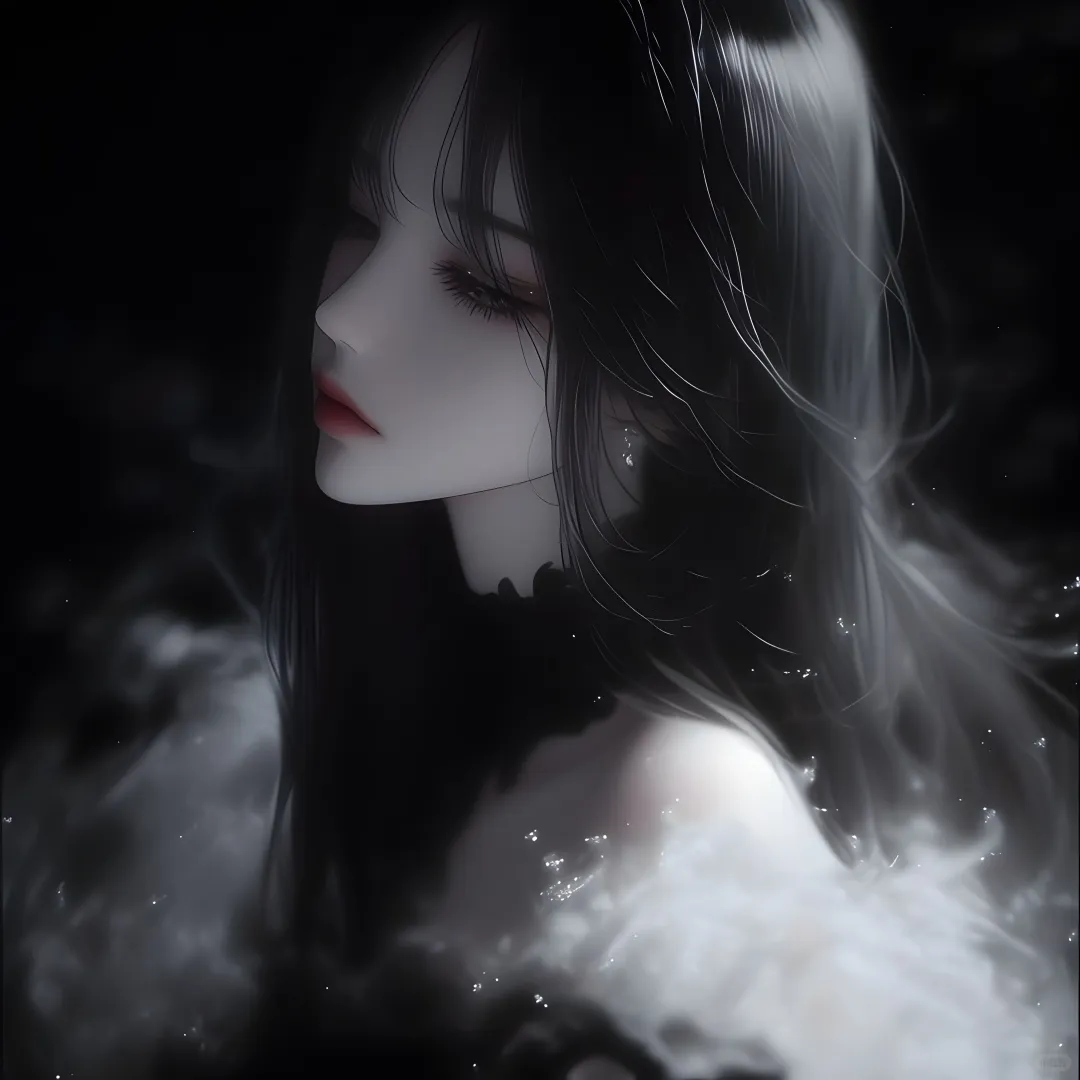 女生头像：乌云
