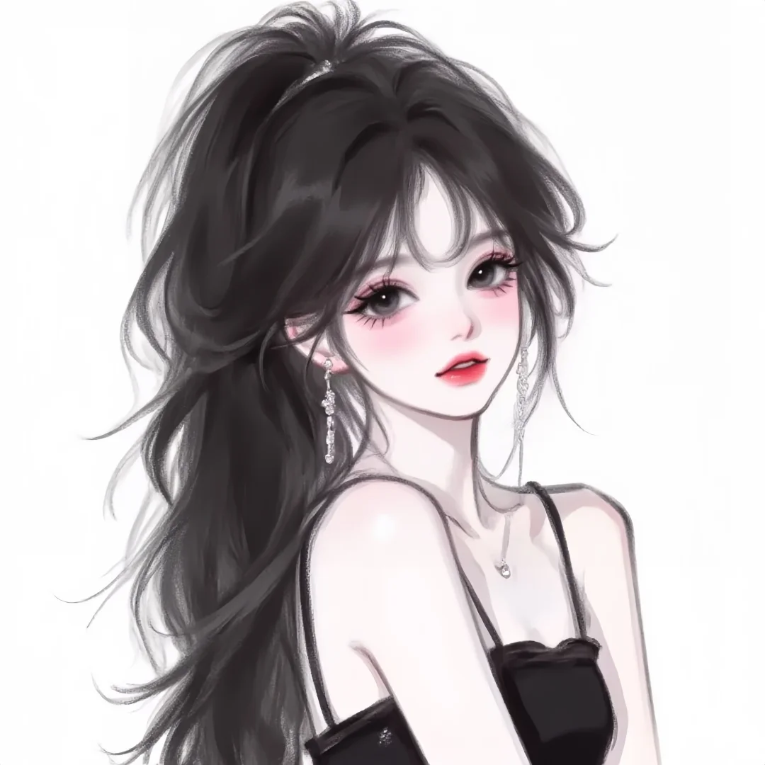 这样的画风谁不心动呢～女孩头像
