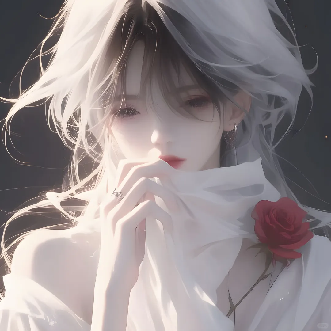 女生头像：玫瑰