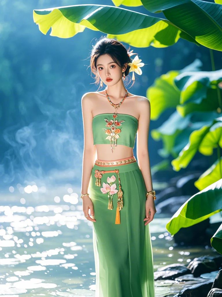 即梦咒语分享 | 河边傣女