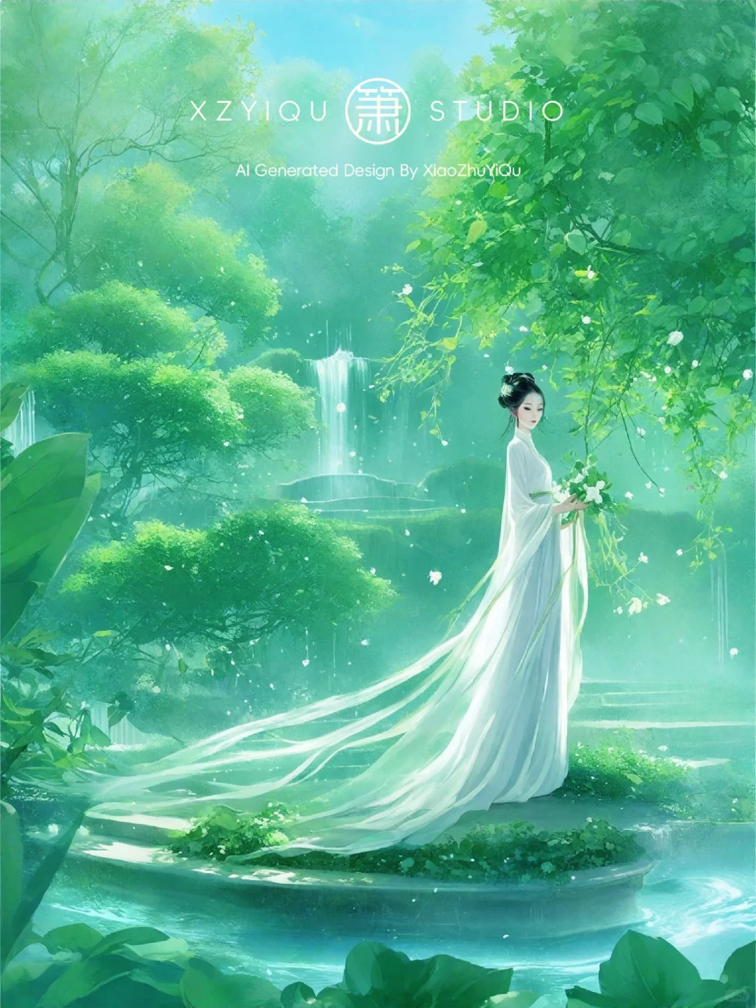 古风人像 | 细听那潺潺流水声