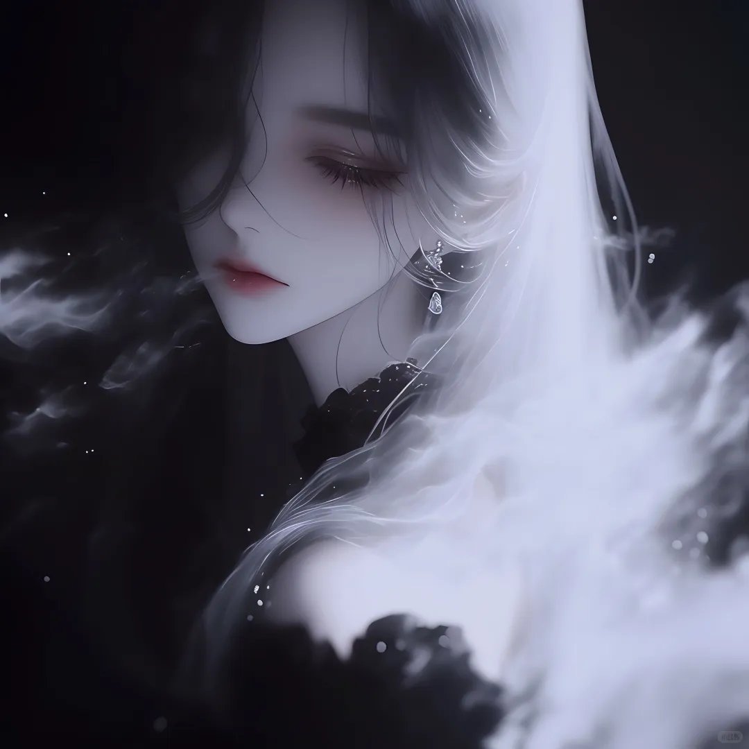 女生头像：乌云