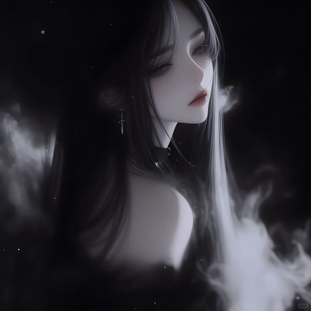 女生头像：乌云