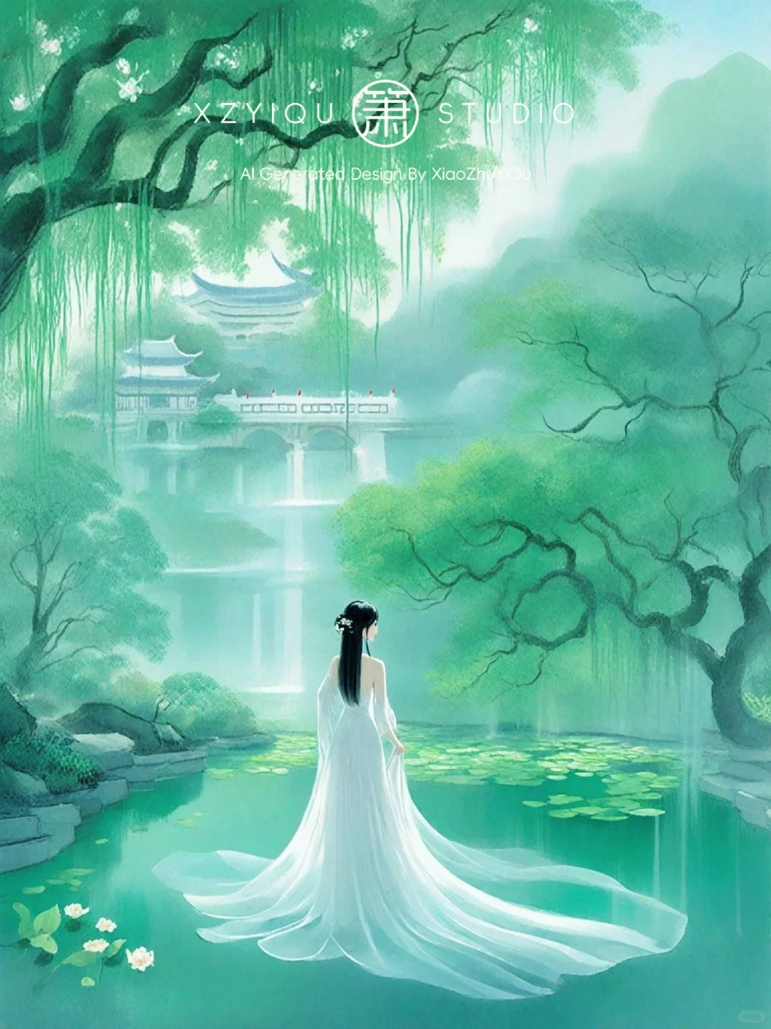 古风人像 | 细听那潺潺流水声