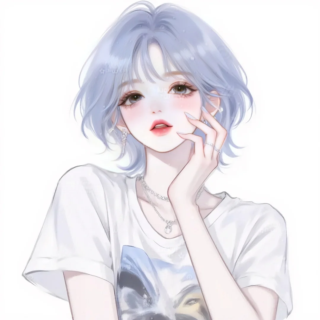 唯美‖浅紫发女孩