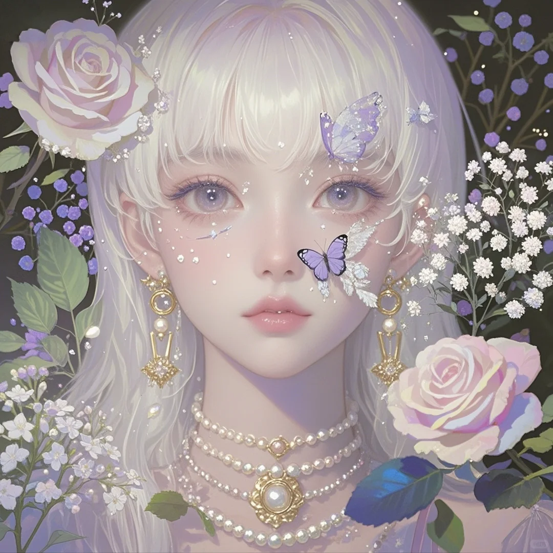 超绝美插画，梦中情女！💕