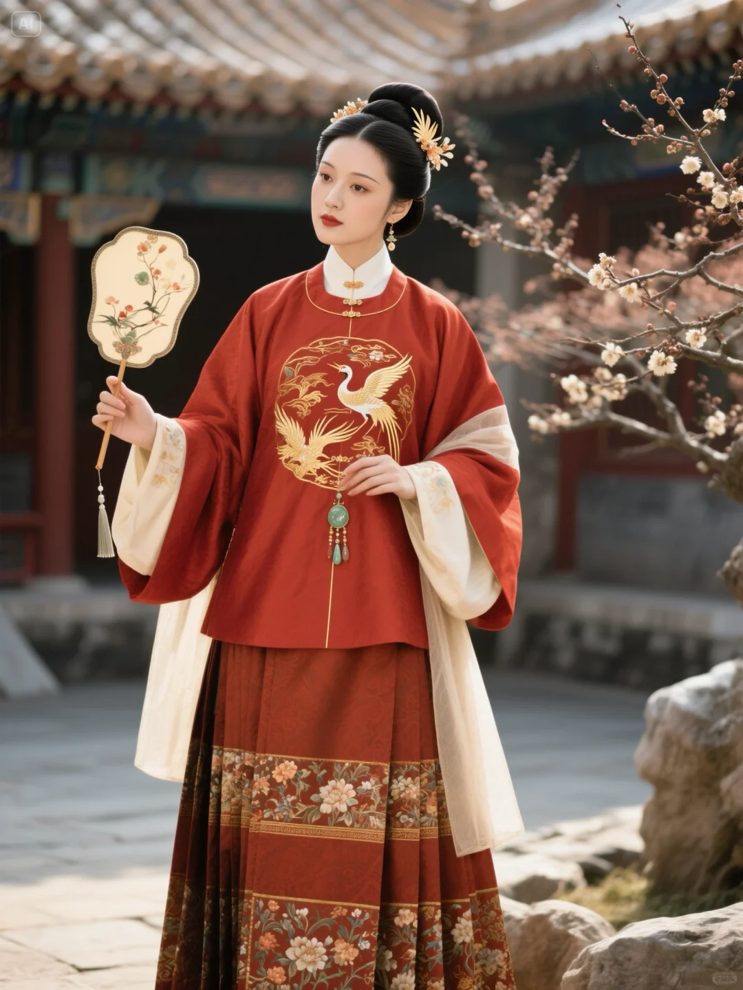 【AI脑洞】明代公主日常穿搭！穿越千年的时尚！
