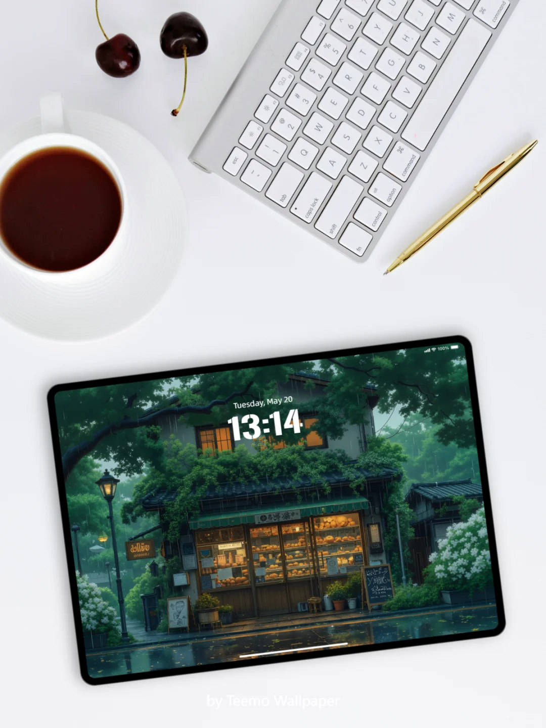 Teemo壁纸 | 雨中面包店 | #127