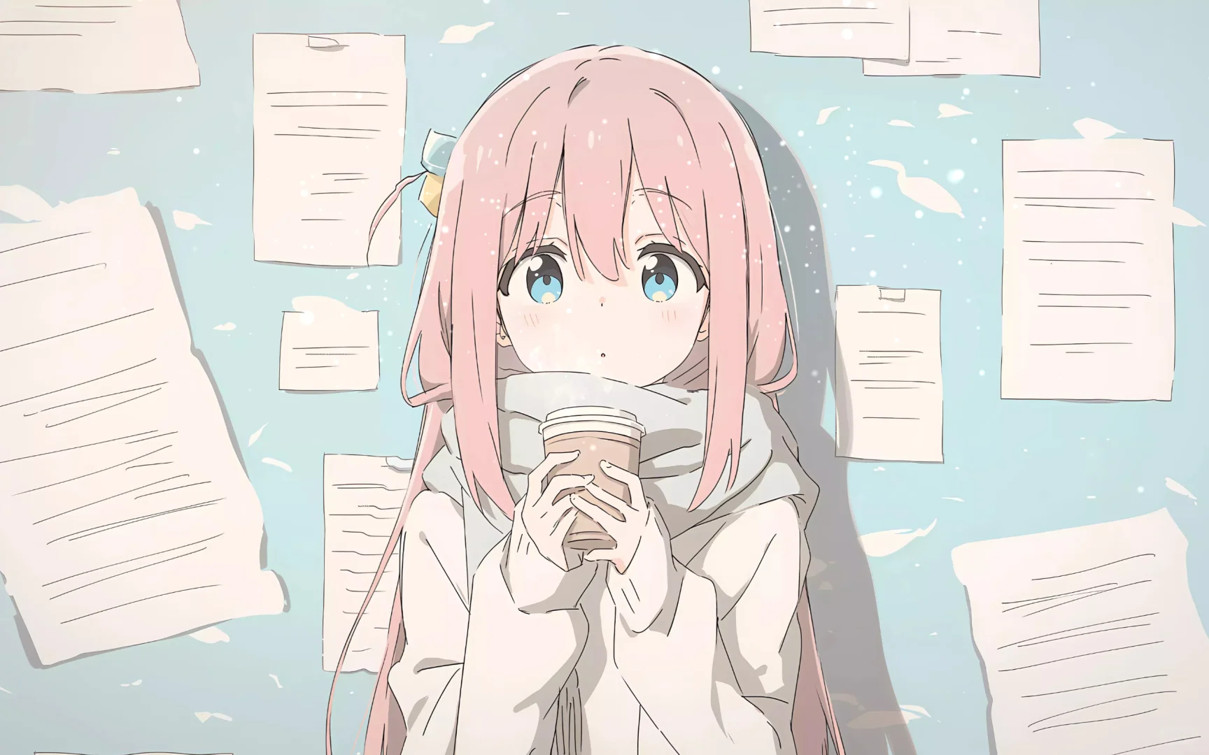 报纸墙#二次元壁纸