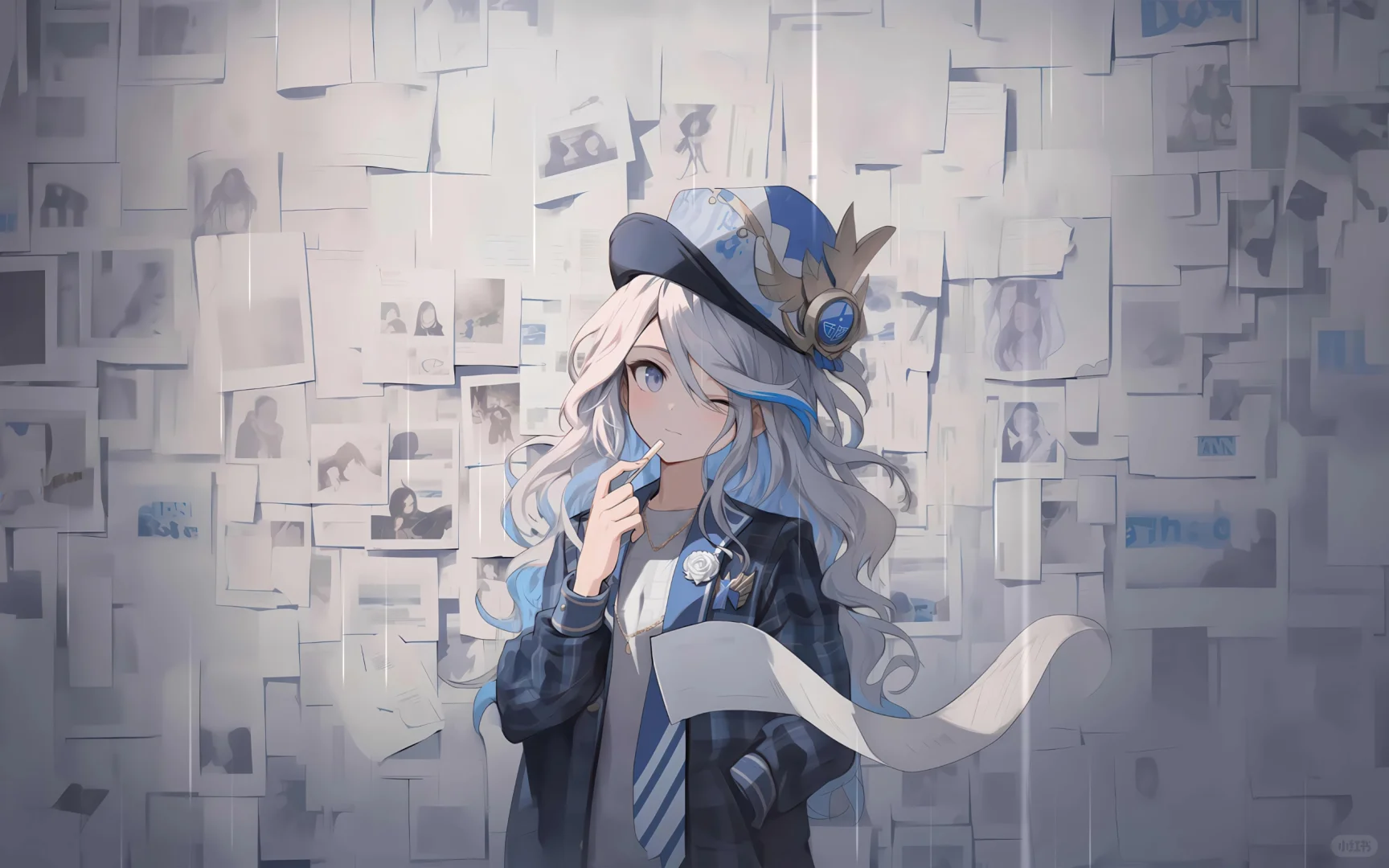 报纸墙#二次元壁纸