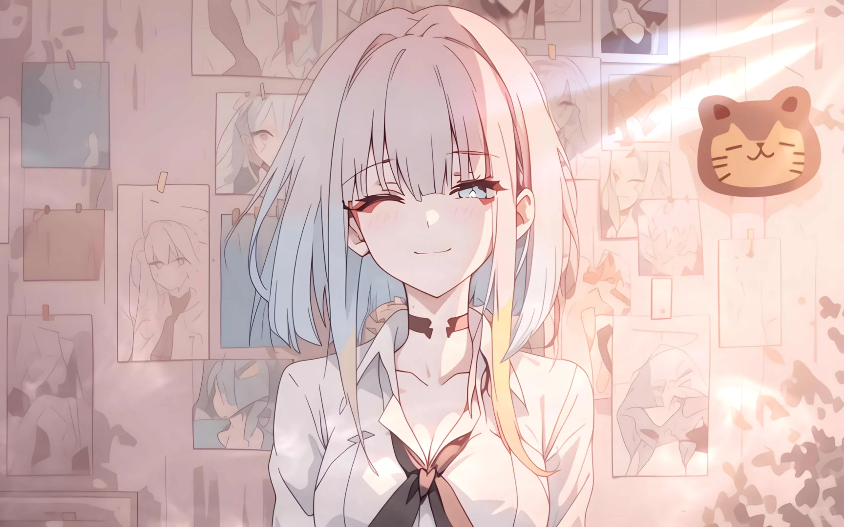 报纸墙#二次元壁纸