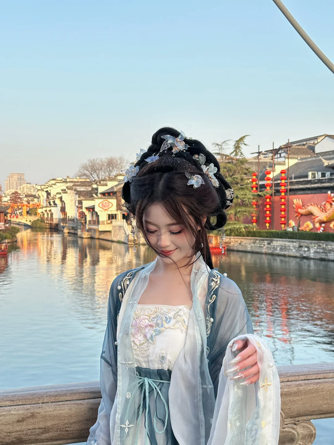 这个妆造在夫子庙被问了几十次