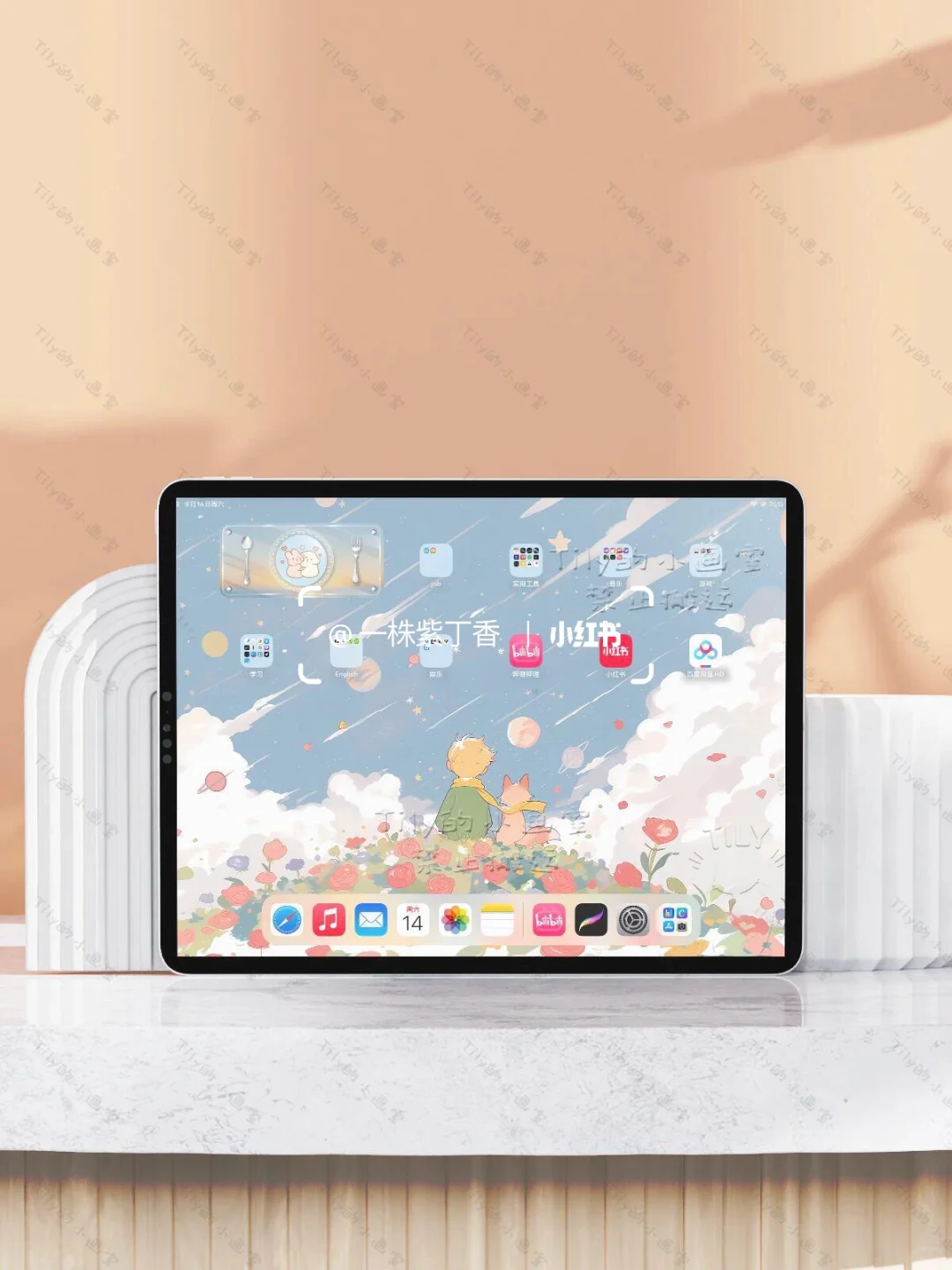 小王子和他的小狐狸🦊iPad 平板壁纸