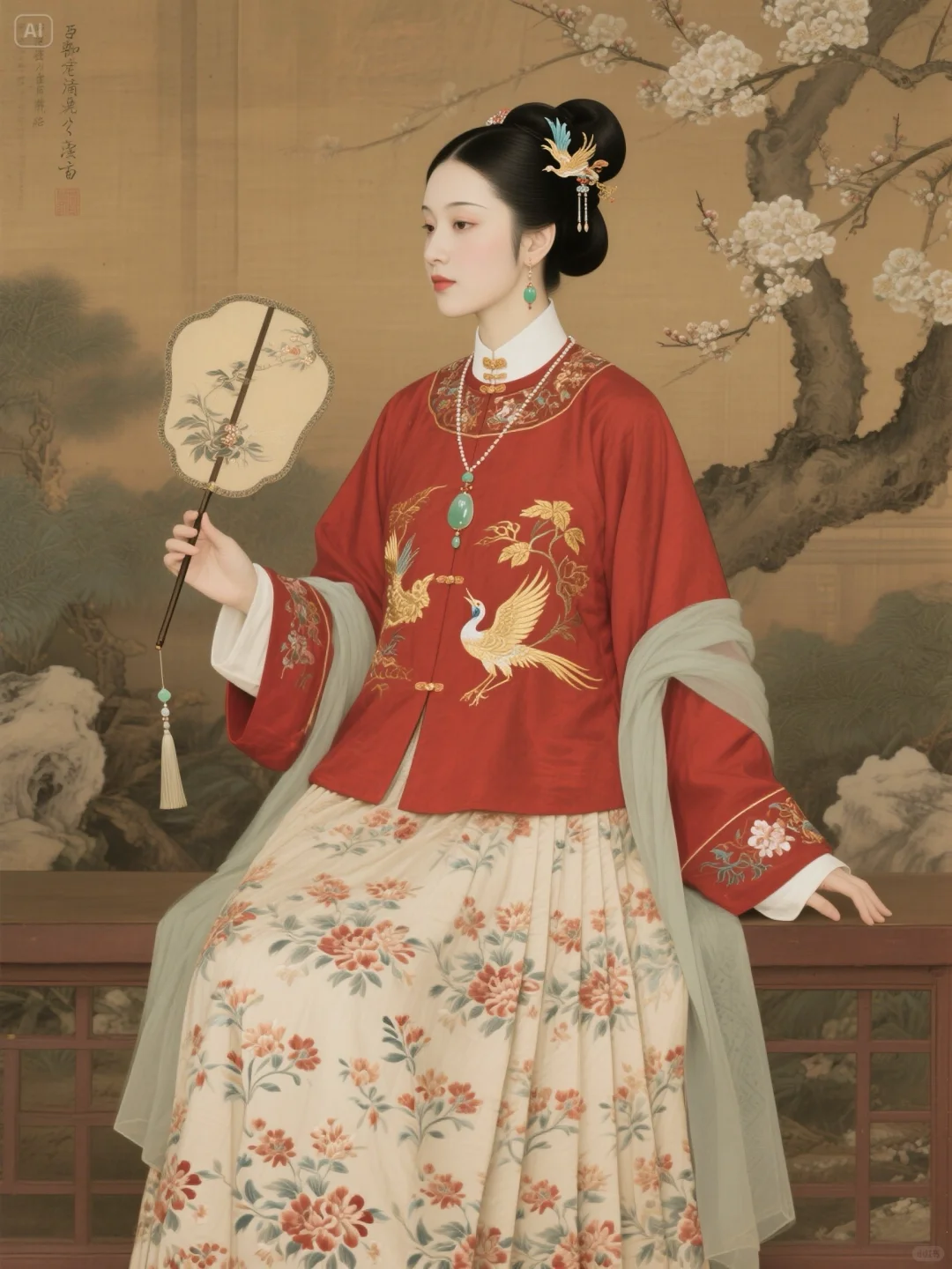 【AI脑洞】明代公主日常穿搭！穿越千年的时尚！